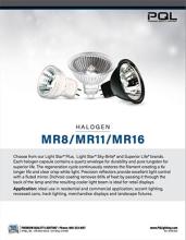 MR16/MR11/MR8 Halogen Lamps