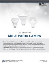 MR16, PAR16 lamps