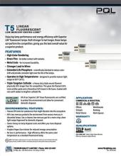 T5 Linear Fluorescent